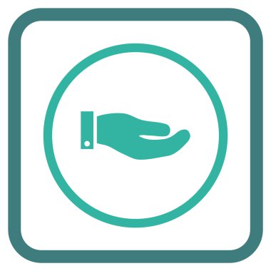 El vektör simgesi bir çerçeve içinde