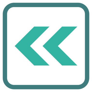 Shift Sol vektör simgesi bir çerçeve içinde