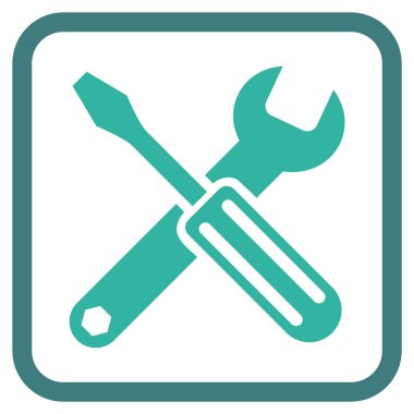 Seçenekleri vektör simgesi bir çerçeve içinde