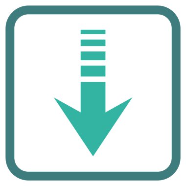 Vektör simgesi bir çerçeve içinde gönderin