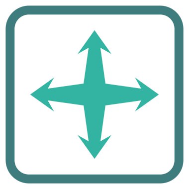 Bir çerçeve içinde vektör simgesini genişletin