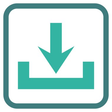 Vektör simgesi bir çerçeve içinde indirme