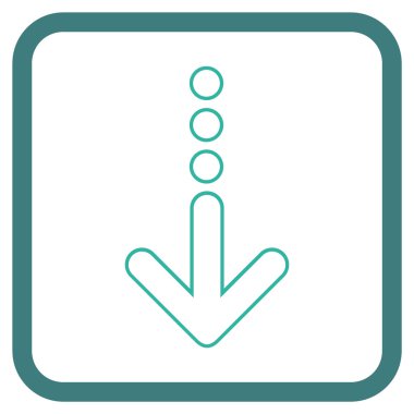 Vektör simgesi bir çerçeve içinde gönderin