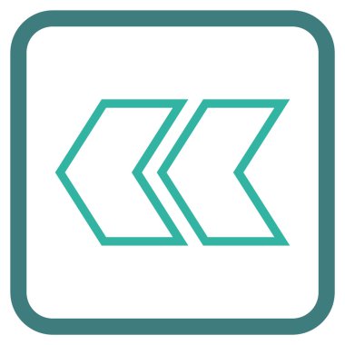 Shift Sol vektör simgesi bir çerçeve içinde