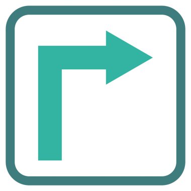 Doğru vektör simge bir çerçevede açmak