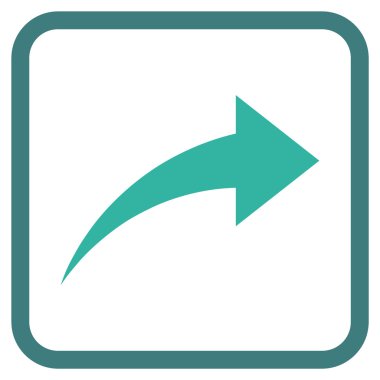 Vektör simgesi bir çerçeve içinde Yinele