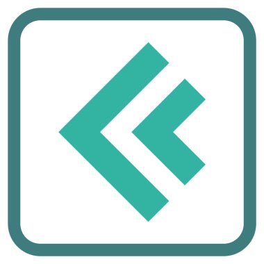 Shift Sol vektör simgesi bir çerçeve içinde