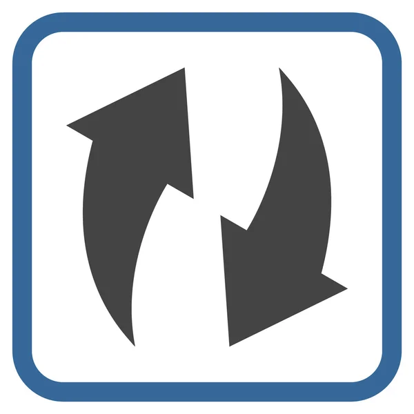 Uppdatera Vector ikonen i en ram — Stock vektor