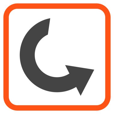 Bir çerçeve içinde CCW vektör simge döndürmek