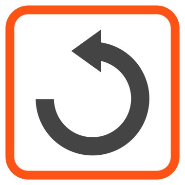 Sol vektör simgesi bir çerçeve içinde döndürme