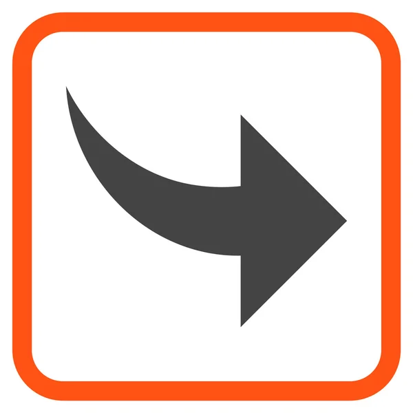 Redo Vector Icon In a Frame — Stock Vector