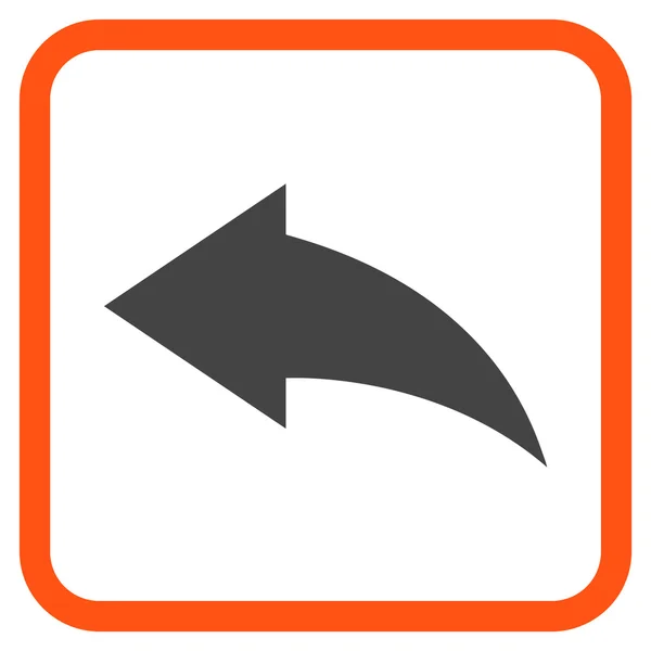 Zpět: vektorové ikony v rámečku — Stockový vektor