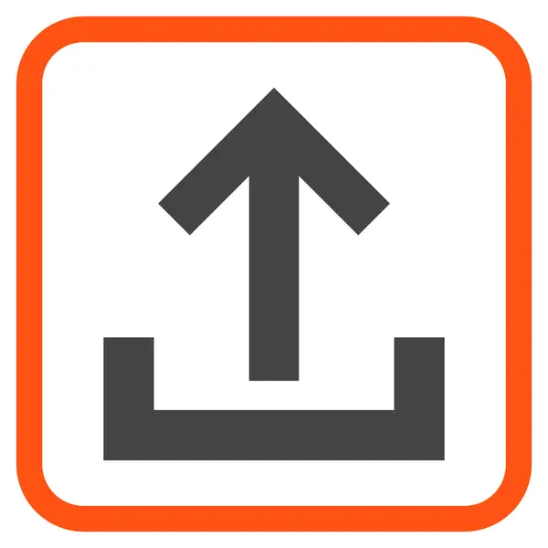 Carregar ícone do vetor em um quadro —  Vetores de Stock