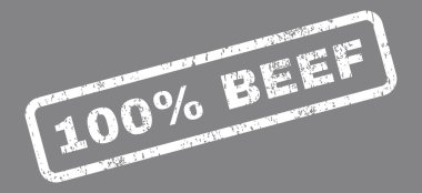 Yüzde 100 Dana metin damgası