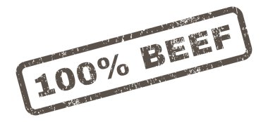 Yüzde 100 Dana metin damgası