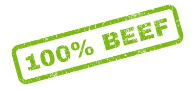 Yüzde 100 Dana metin damgası