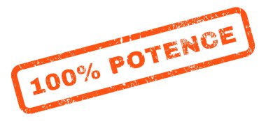 Yüzde 100 Potence metin damgası