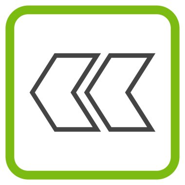 Shift Sol vektör simgesi bir çerçeve içinde