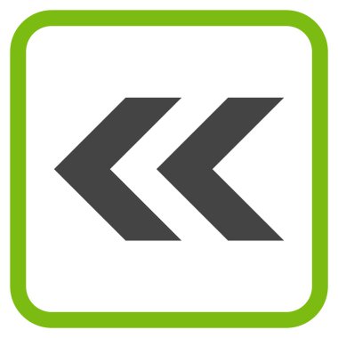 Shift Sol vektör simgesi bir çerçeve içinde