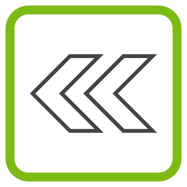 Shift Sol vektör simgesi bir çerçeve içinde