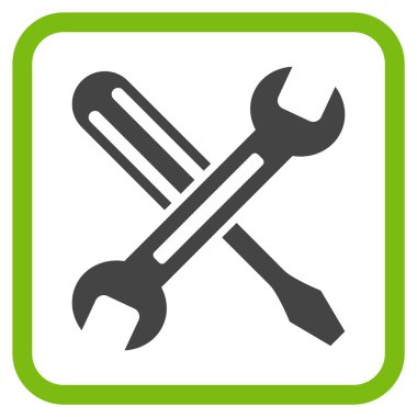 Vektör simgesi bir çerçeve içinde ayarlama