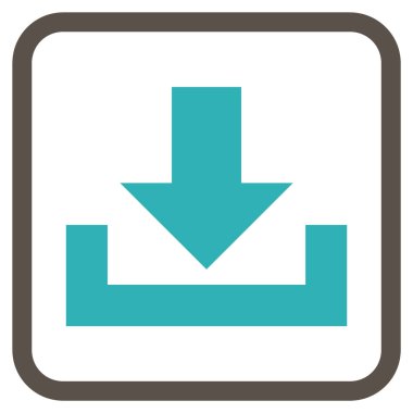 Vektör simgesi bir çerçeve içinde indirme