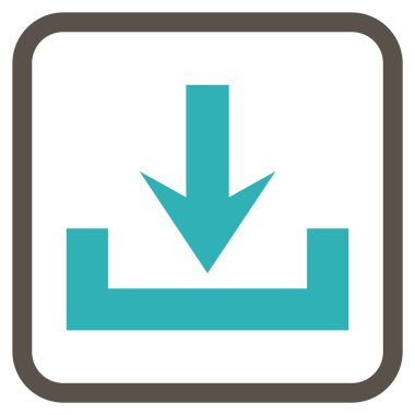 Vektör simgesi bir çerçeve içinde indirme