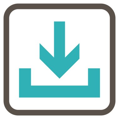 Vektör simgesi bir çerçeve içinde indirme