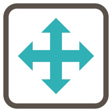 Bir çerçeve içinde vektör simgesini genişletin