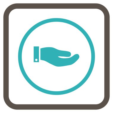 El vektör simgesi bir çerçeve içinde