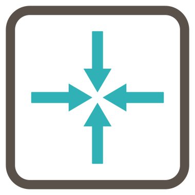 Etkisi oklar bir çerçeve içinde simge vektör