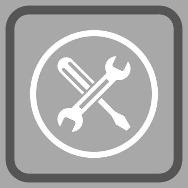 Vektör simgesi bir çerçeve içinde ayarlama