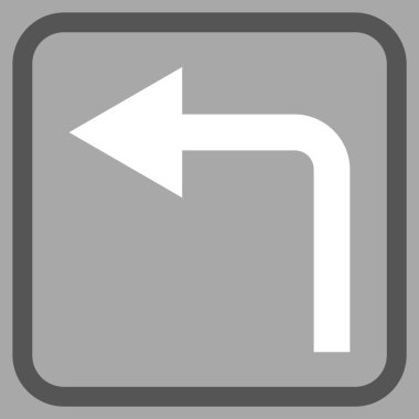 Sol vektör simge bir çerçevede açmak