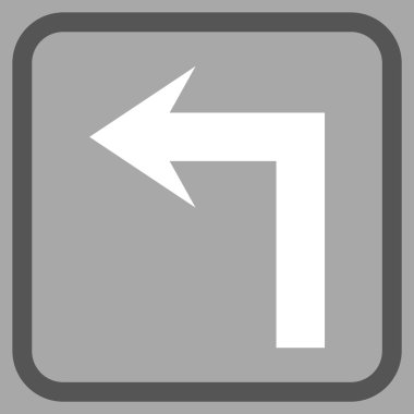 Sol vektör simge bir çerçevede açmak