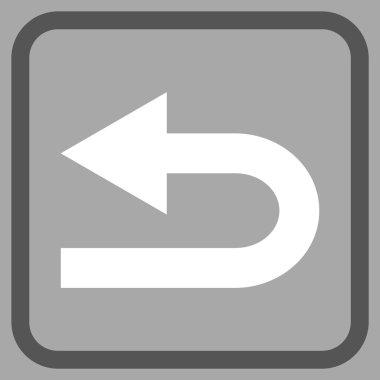 Sol vektör simge bir çerçevede açmak