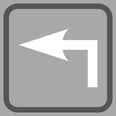 Sol vektör simge bir çerçevede açmak