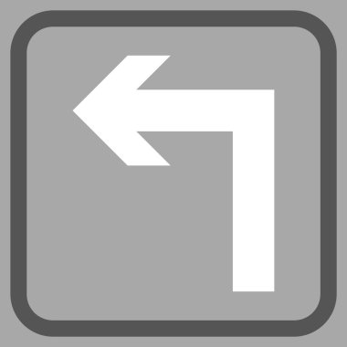 Sol vektör simge bir çerçevede açmak