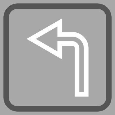 Sol vektör simge bir çerçevede açmak