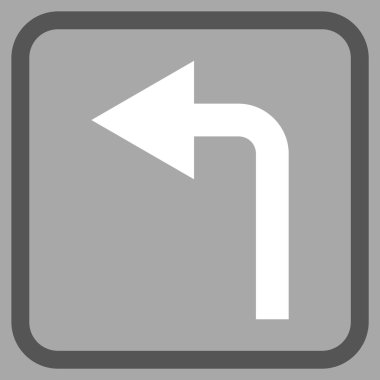 Sol vektör simge bir çerçevede açmak