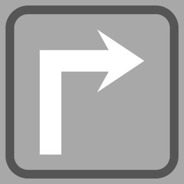 Doğru vektör simge bir çerçevede açmak