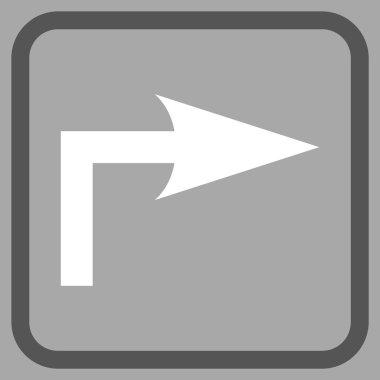 Doğru vektör simge bir çerçevede açmak