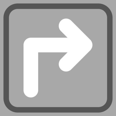 Doğru vektör simge bir çerçevede açmak