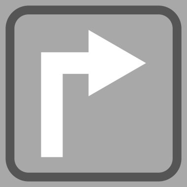 Doğru vektör simge bir çerçevede açmak