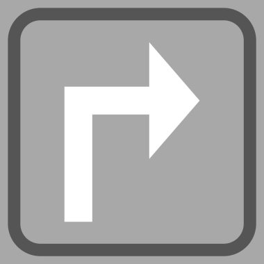 Doğru vektör simge bir çerçevede açmak