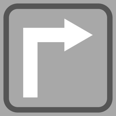 Doğru vektör simge bir çerçevede açmak