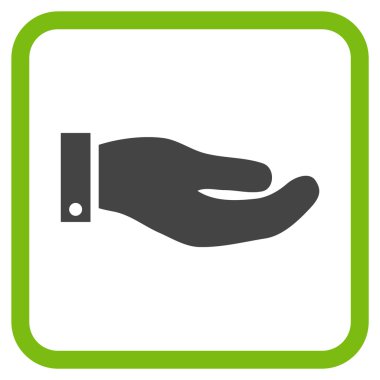 El vektör simgesi bir çerçeve içinde