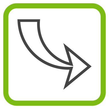 Vektör simgesi bir çerçeve içinde Yinele