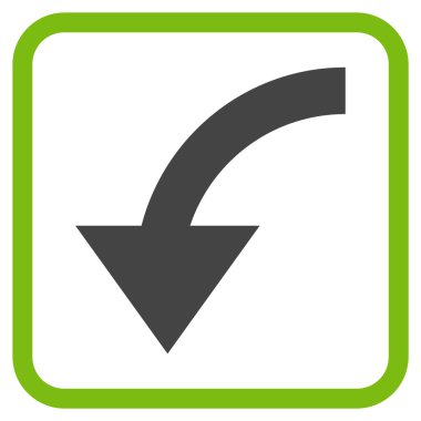 Bir çerçeve içinde CCW vektör simge döndürmek