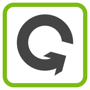 Bir çerçeve içinde CCW vektör simge döndürmek