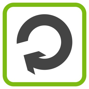 Vektör simgesi bir çerçeve içinde döndürme